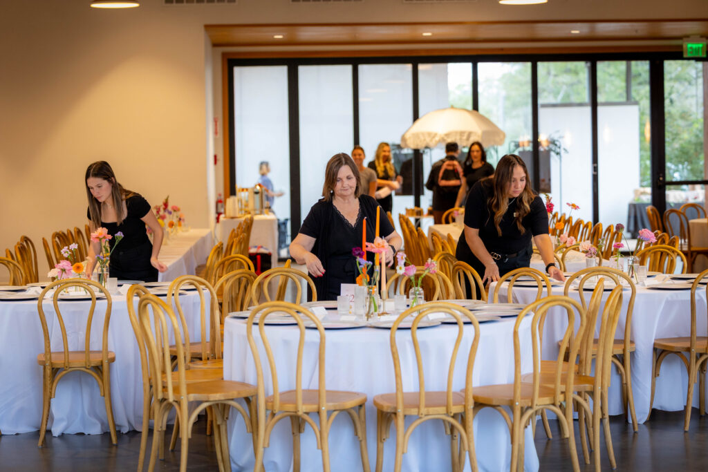 Austin wedding coordinator managing wedding day details