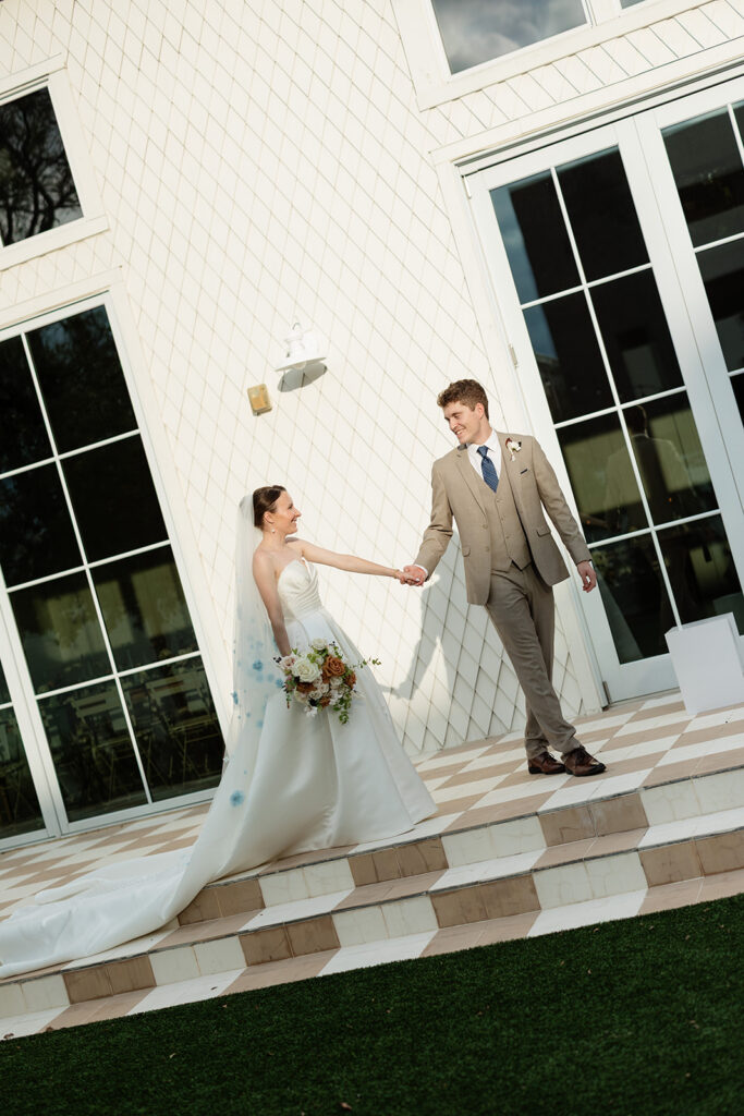 Romantic couple moment Austin Wedding
