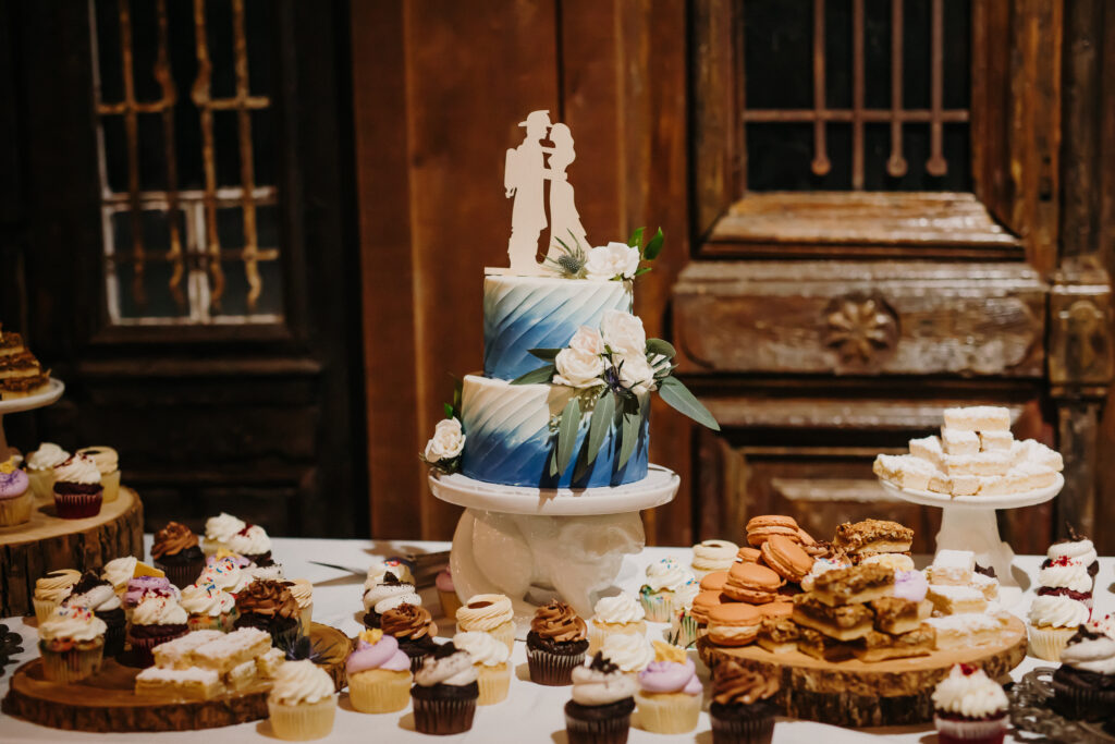 Cake and dessert table by Miche;lle's Patisserie